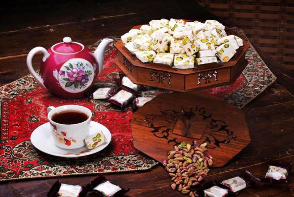 صادرات عمده گز سکه ای زعفرانی مرغوب