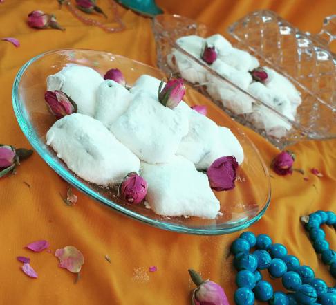 فروش عمده گز آردی 20 درصد بادام