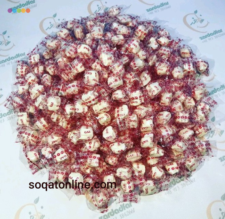 تولید گز پسته ای فله ۱۸ درصد