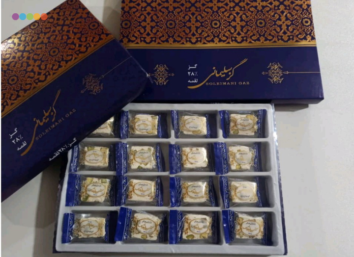 مرکز پخش گزهای لقمه ای بسته بندی